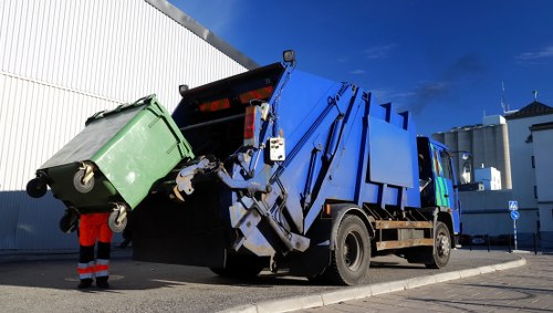 Business waste removal services in Kingscross office setting